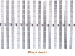 Taşma Izgarası 10 Mt Tek Geçme 25 Cm Klasik Desen 2001 Model
