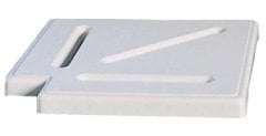 Taşma Izgarası Köşe Parçası, 90° - 25 cm - Plastik