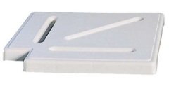 Taşma Izgarası Köşe Parçası, 90° - 20 cm - Plastik