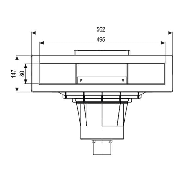 Yüksek Seviye Geniş Ağız Liner Skimmer