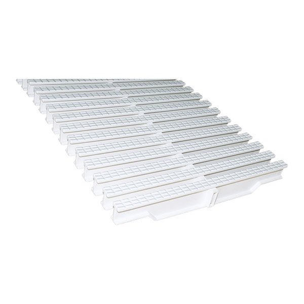 Klasik Desen Tek Geçme I Kesit Havuz Kenar Izgarası Aqua Serisi - 10 Metre