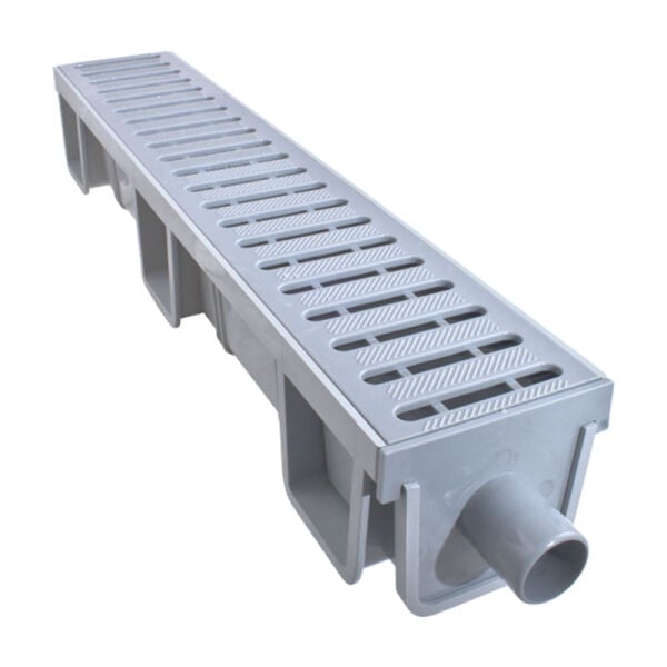 Oluklu Kanal Izgarası Komple 10 cm