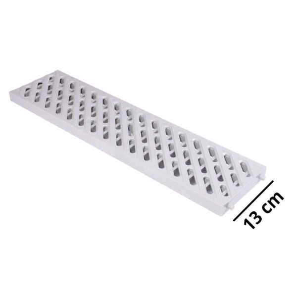 Oluklu Kanal Izgarası Mazgalı Çapraz 13 cm