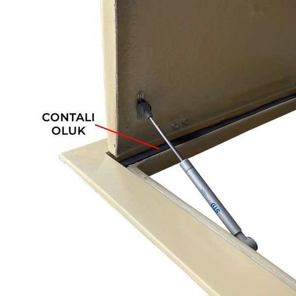 65x65 Havuz Makine Dairesi Kapağı Bej