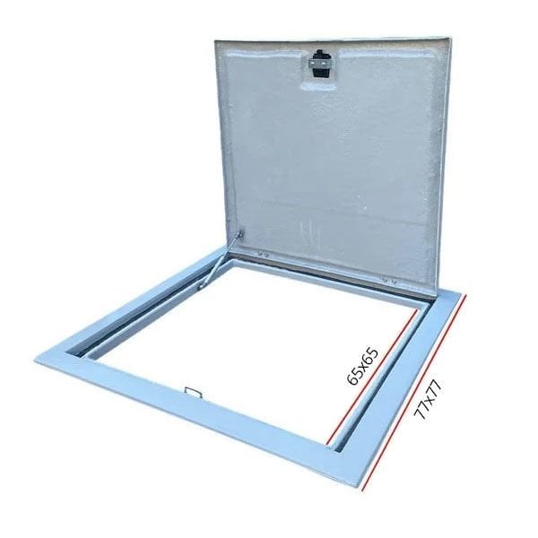 65x65 Havuz Makine Dairesi Kapağı Gri