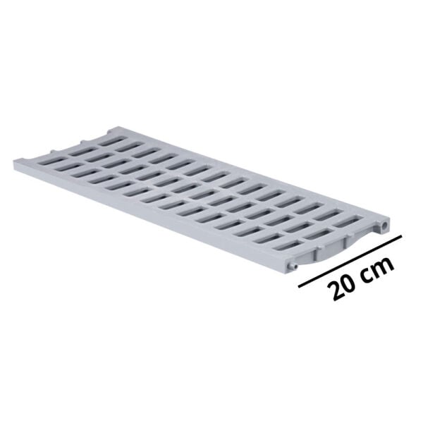 Oluklu Kanal Izgarası Mazgalı 20 cm