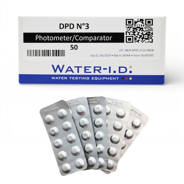 WID DPD No.3 Bağlı Klor Ölçüm Tableti