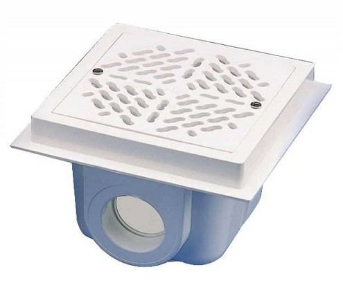 Kare Dip Süzgeci Ø 63 mm - Yapıştırmalı