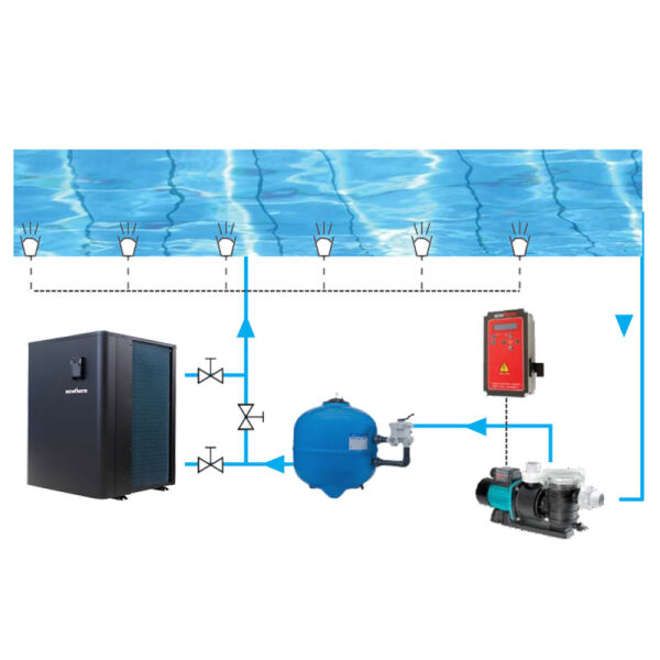 45 kW Havuz Isı Pompası Newtherm PoolVario BYC - R32