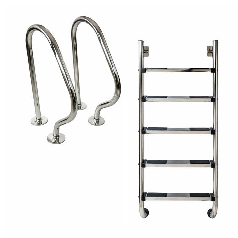 5 Basamaklı Havuz Merdiveni Two Part Seri 304 Model