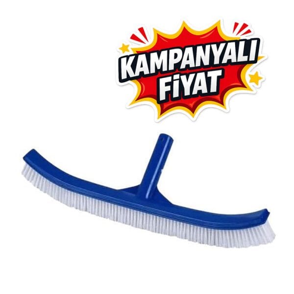 Kavisli Havuz Duvar Fırçası 45 cm Plastik