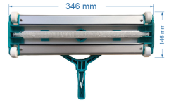 ''Poolvac'' - 1/2 '' Kelebek Vidalı= 346 mm Havuz Süpürgesi