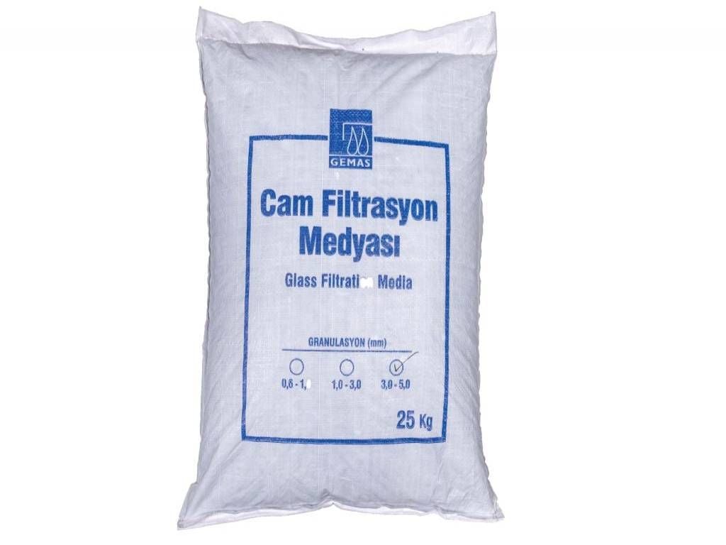 Cam Fıltrasyon Kumları 25 Kg