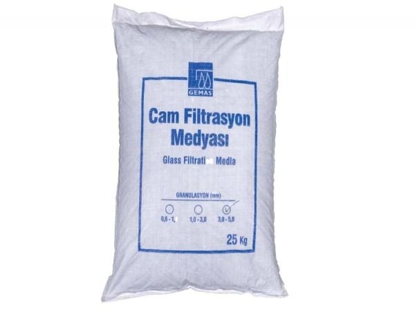 Cam Fıltrasyon Kumları 25 Kg