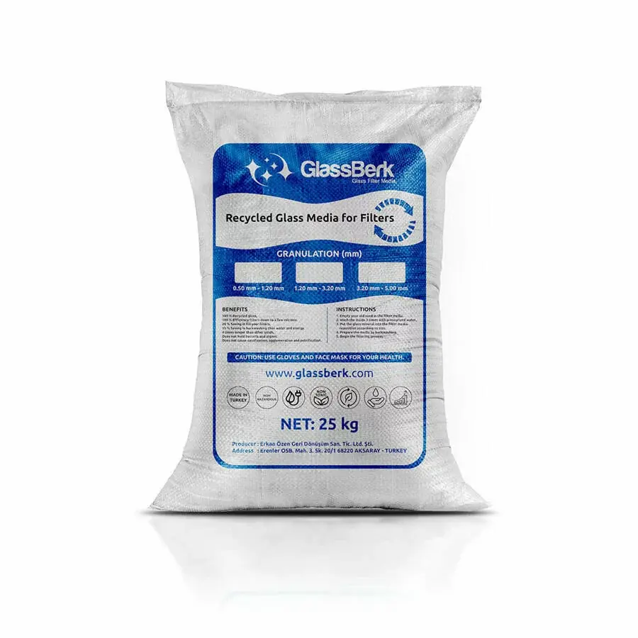 GlassBerk Cam Filtre Medyası 25 kg