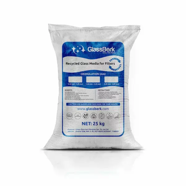 GlassBerk Cam Filtre Medyası 25 kg
