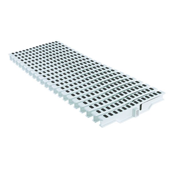 Efes Tek Geçme I Kesit Havuz Kenar Izgarası 20 cm - Siyah