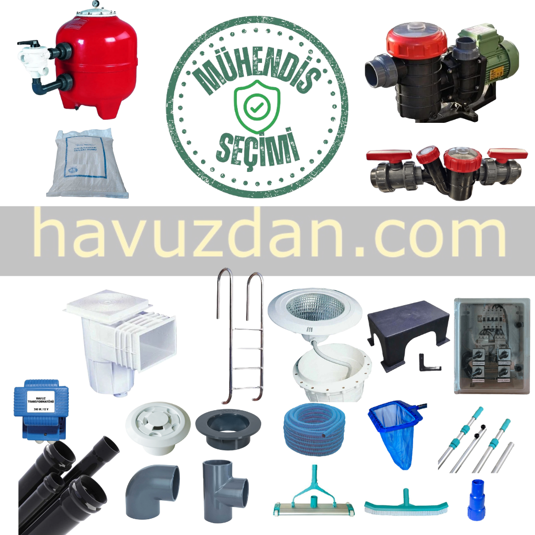 Mühendis Seçimi Skimmerli Havuz Yapım Seti (40 Ton)