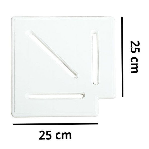 Düz Desen 90º Köşe Parçası 25 cm