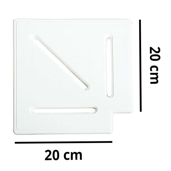 Düz Desen 90º Köşe Parçası 20 cm