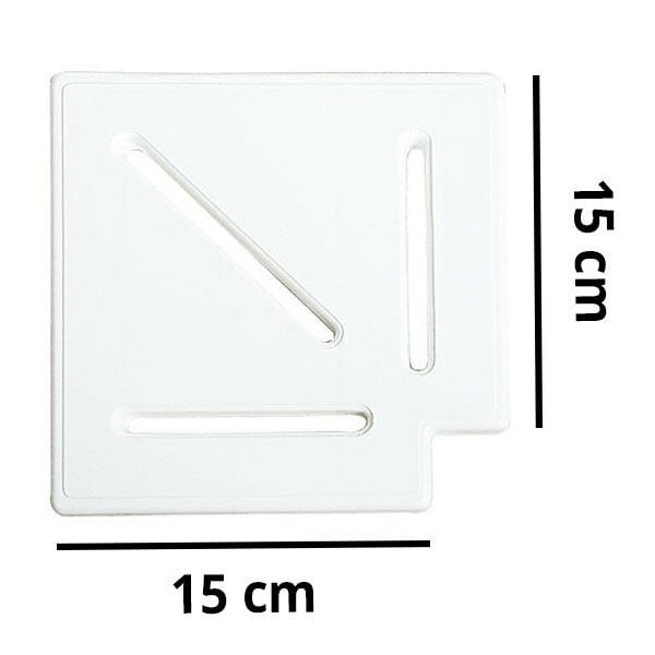 Düz Desen 90º Köşe Parçası 15 cm