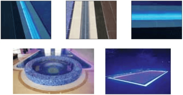 Şeffaf Kare Taşma Havuz Izgaraları - 10 Metre