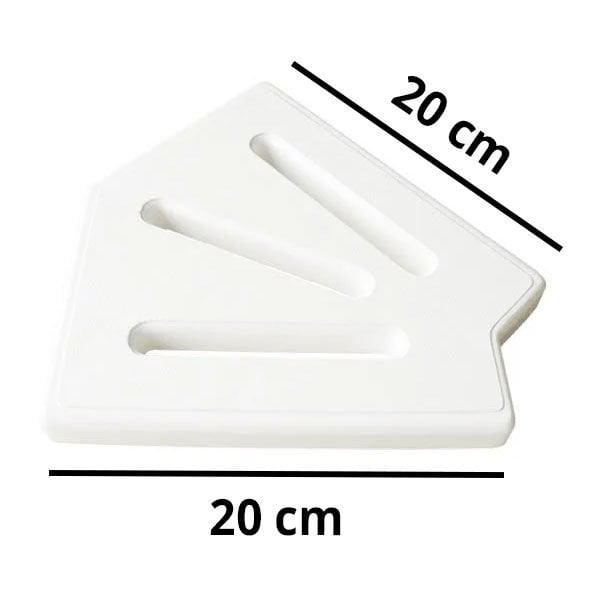 Düz Desen 45º Köşe Parçası 20 cm
