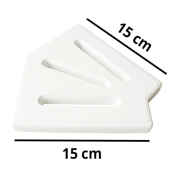 Düz Desen 45º Köşe Parçası 15 cm