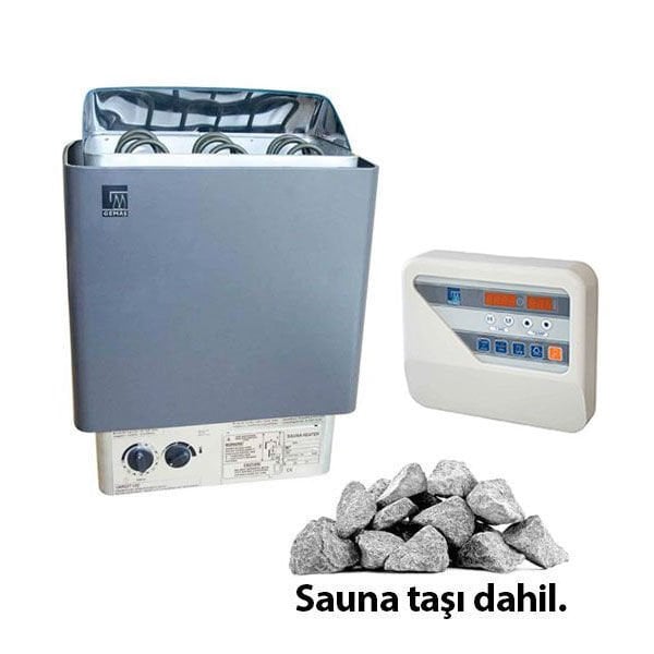 Gemaş SCA Sauna Sobası Dıştan Kumandalı - Galvaniz