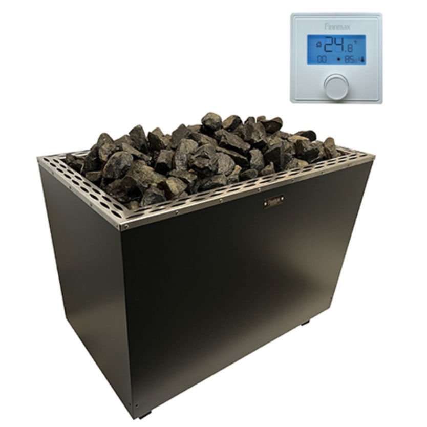 Sauna Sobası 18-24-30 KW + Harici Kontrol Paneli