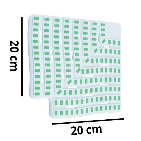 Efes Model 90º Izgara Köşe Parçası 20 cm - Yeşil