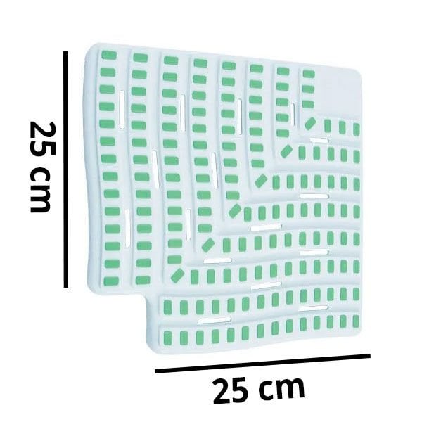 Efes Model 90º Izgara Köşe Parçası 25 cm - Yeşil