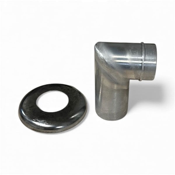 Sauna Buhar Çıkış Nozulu - Paslanmaz Çelik Tam Geçişli