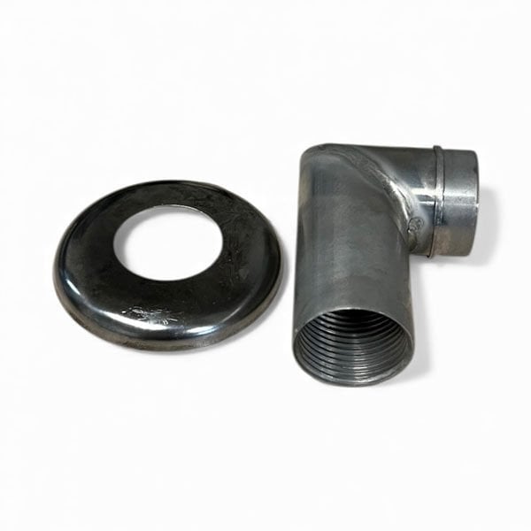 Sauna Buhar Çıkış Nozulu - Paslanmaz Çelik Tam Geçişli