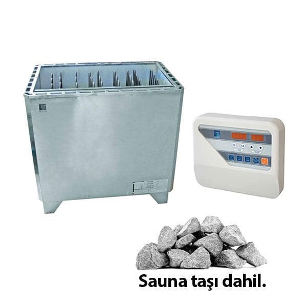 Gemaş SAV Sauna Sobası 30 Kg Dıştan Kumandalı - Paslanmaz Çelik