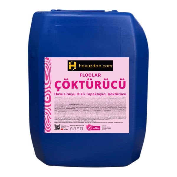 FLOCLAR Havuz Suyu Hızlı Çöktürücü 20 Kg