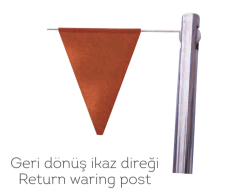 Geri Dönüş İkaz Direği 25 Metre