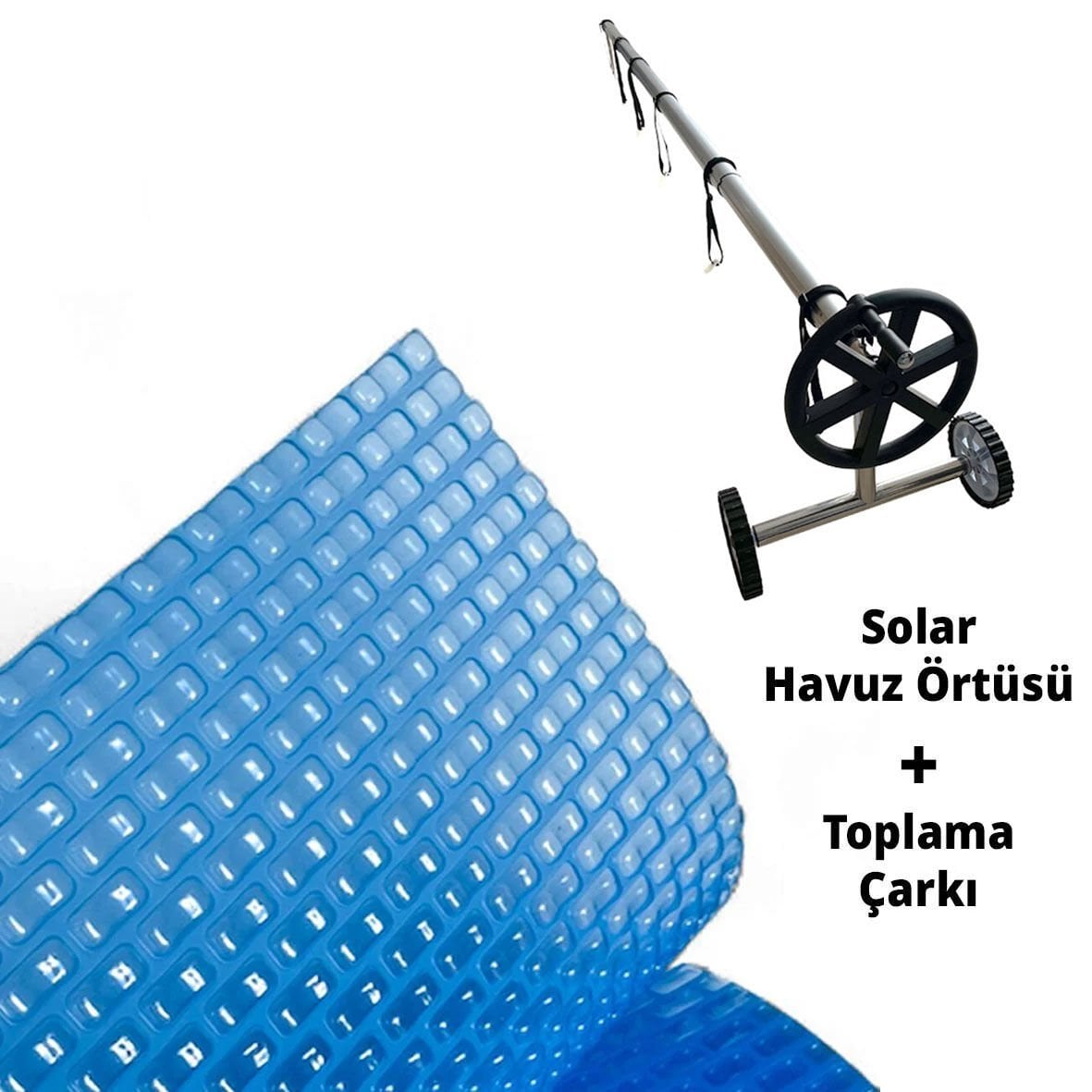 Poolasist Solar Havuz Örtüsü ve Toplama Çarkı Seti