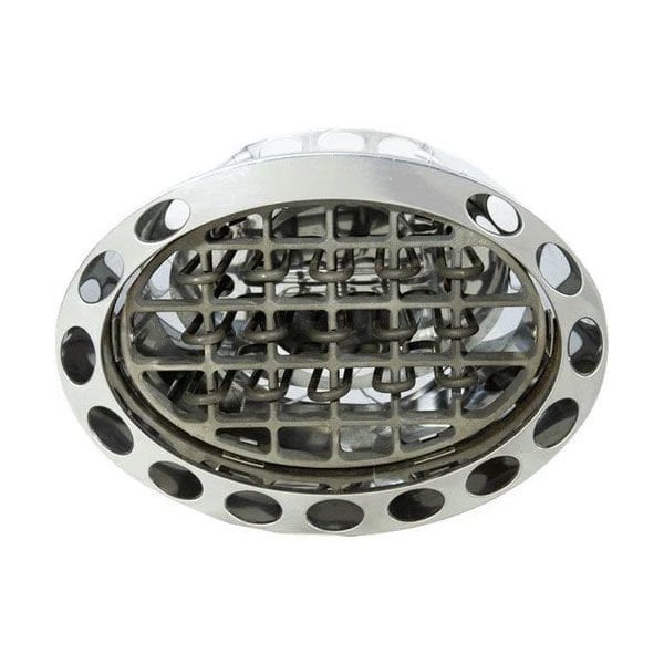 Fintech Round Model Sauna Sobası - AISI 316 Paslanmaz Çelik Gövde