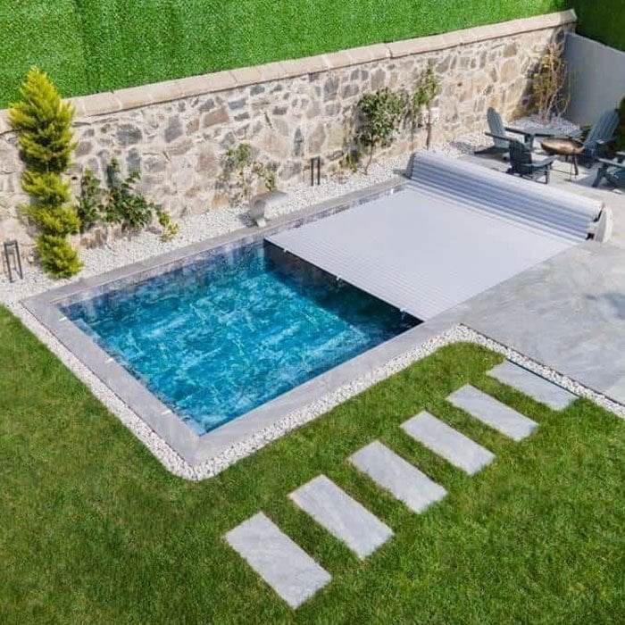 Otomatik Havuz Örtüsü Rulo Model