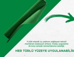 Havuz Su Yalıtım Membranı 150cm*50m