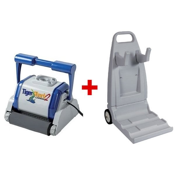 Tiger Shark 2 Otomatik Havuz Robotu + Taşıma Arabası
