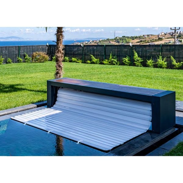 Otomatik Havuz Örtüsü Açık Bank Tipi