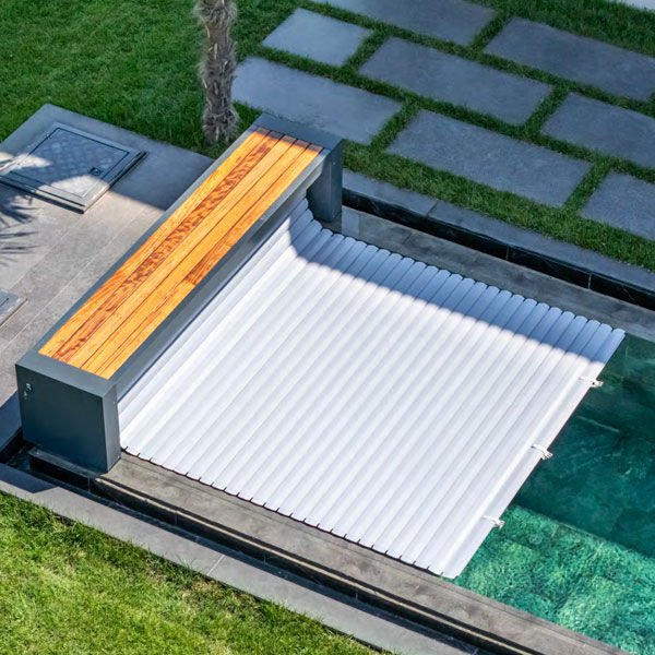 Otomatik Havuz Örtüsü Açık Bank Tipi 3x5 Metre