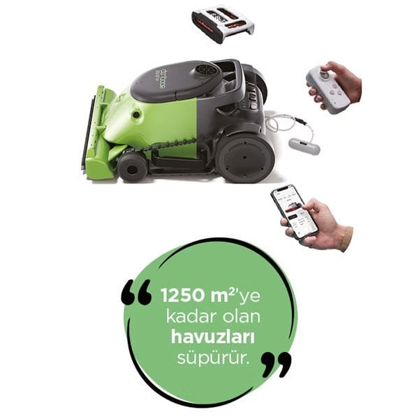 Goodrob King 1250 Kablosuz Havuz Robotu