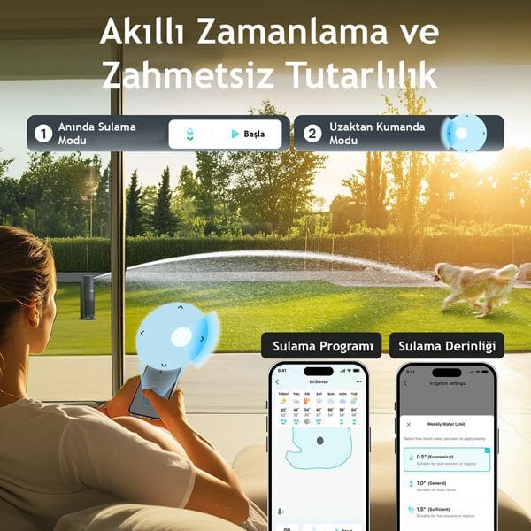 Aiper IrriSense Akıllı Bahçe ve Çim Sulama Sistemi