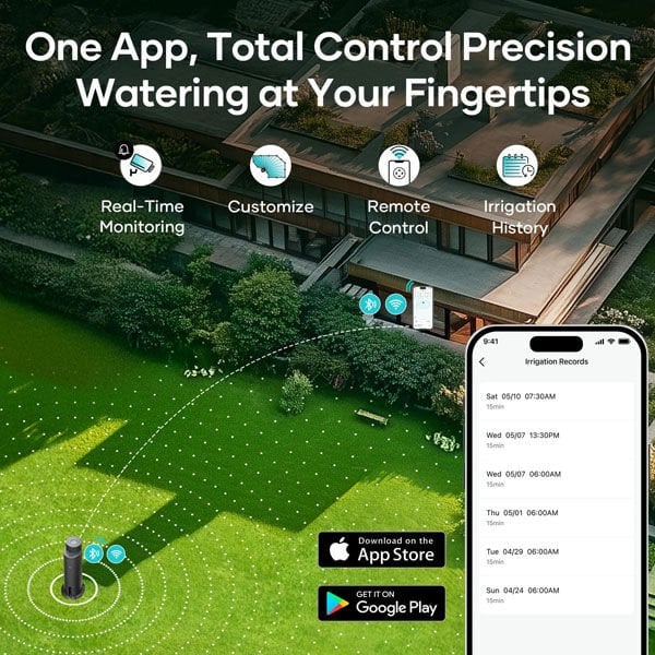 Aiper IrriSense Akıllı Bahçe ve Çim Sulama Sistemi