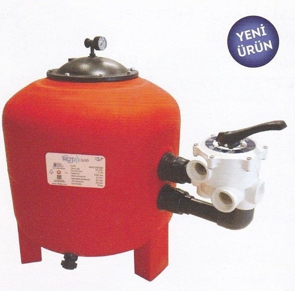 600 mm Plastik Kum Filtresi Rotex Model