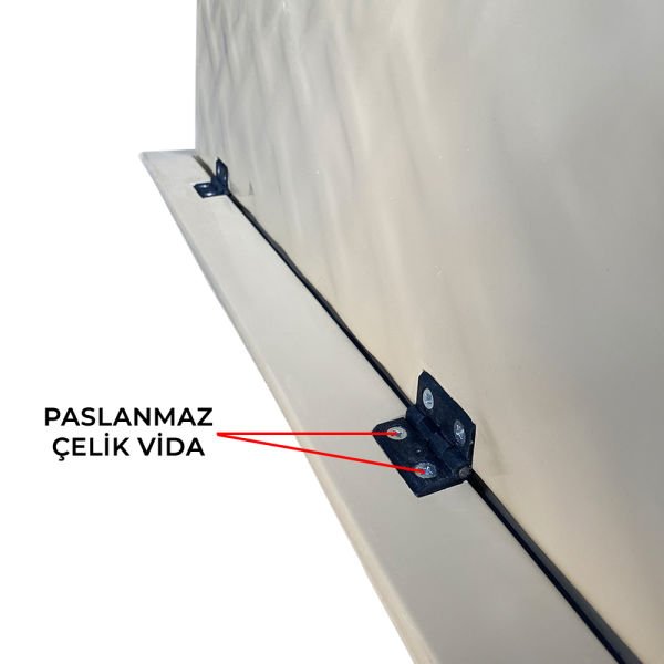 80x80 Havuz Makine Dairesi Kapağı Beyaz