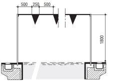 Geri Dönüş İşaret Direkleri - Olimpik Havuzlar için